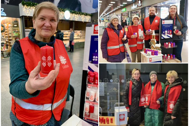 Carito žvakelių iniciatyva „Gerumas mus vienija“ – daugiau šviesos ir vilties